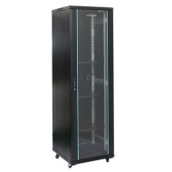 Rack Nou de podea, DATEUP 27U 600x1000, Negru RAL 9004