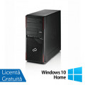Calculator Refurbished Fujitsu Esprimo P710 Tower, Intel Core i7-3770 3.40GHz, 8GB DDR3, 128GB SSD, DVD-ROM + Windows 10 Home