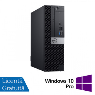 Calculator Refurbished DELL OptiPlex 7060 SFF, Intel Core i5-8500 3.00 - 4.10GHz, 8GB DDR4, 256GB SSD + Windows 10 Pro