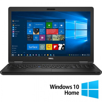 Laptop Refurbished Dell Latitude 5580, Intel Core i5-7200U 2.50GHz, 8GB DDR4, 256GB SSD, 15.6 Inch Full HD, Tastatura Numerica + Windows 10 Home