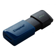 Memorie USB 3.2 Kingston 64 GB, Negru/Albastru, DTXM/64GB