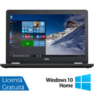 Laptop Refurbished DELL Latitude E5570, Intel Core i5-6300U 2.40GHz, 8GB DDR4, 256GB SSD, 15.6 Inch HD, Tastatura Numerica, Webcam + Windows 10 Home