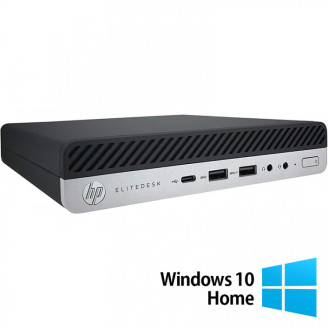 Calculator Refurbished HP EliteDesk 800 G5 Mini PC, Intel Core i5-9500 3.00-4.40GHz, 16GB DDR4, 512GB SSD + Windows 10 Home