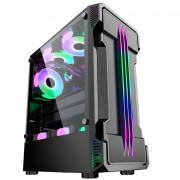 Sistem GAMING Adventure, 9th-Gen Intel® SIX-CORE™ i5-9400F 4.10GHz Turbo, 16GB DDR4, 256GB SSD + 1TB HDD, Radeon RX550 4GB GDDR5