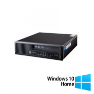 PC Refurbished HP EliteDesk 800 G1 USDT, Intel i5-4590 3.30GHz, 8GB DDR3, 256GB SSD, DVD-ROM + Windows 10 Home