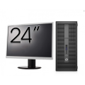 Pachet Calculator Refurbished HP 800 G2 Tower, Intel Core i5-6500 3.20GHz, 16GB DDR4, 256GB SSD + Monitor 24 Inch + Windows 10 Home