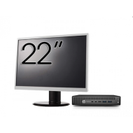 Pachet Calculator Refurbished HP EliteDesk 800 G2 Mini PC, Intel Core i5-6500 3.20-3.60GHz, 16GB DDR4, 512GB SSD + Monitor 22 Inch + Windows 10 Pro