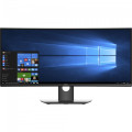 Monitor Second Hand Curved LED IPS Dell 34", WQHD, HDMI, Display Port, Negru/Argintiu, U3417W  PICIOR UNIVERSAL
