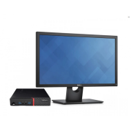 Pachet Calculator Refurbished Lenovo ThinkCentre M700 Mini PC, Intel Core i5-6400T 2.20 - 2.80GHz, 8GB DDR4, 256GB SSD + Monitor 22 Inch + Windows 10 Pro