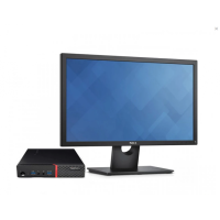 Pachet Calculator Refurbished Lenovo ThinkCentre M700 Mini PC, Intel Core i5-6400T 2.20 - 2.80GHz, 8GB DDR4, 256GB SSD + Monitor 22 Inch + Windows 10 Pro
