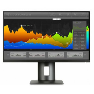 Monitor Refurbished HP Z27n, 27 Inch WQHD IPS, HDMI, MHL, DVI-D, DisplayPort, Mini DisplayPort, Negru, Stand Nou Universal K7C09A4