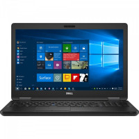 Laptop Second Hand Dell Latitude 5580, Intel Core i7-7820HQ 2.90 - 3.90GHz, 8GB DDR4, 256GB SSD, 15.6 Inch Full HD Touchscreen, Tastatura Numerica, Webcam