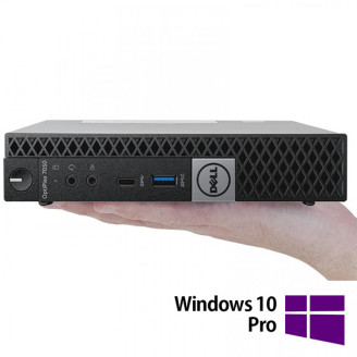 Calculator Refurbished DELL OptiPlex 7050 Mini PC, Intel Core i5-7500T 2.70 - 3.30GHz, 16GB DDR4, 256GB SSD + Windows 10 Pro
