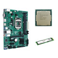 Placa de Baza Second Hand Asus PRIME H310M-DASH, Socket 1151v2, mATX + Procesor Intel Pentium G5420 3.80GHz + SSD NVME M.2 256GB