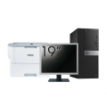 Pachet Second Hand Calculator DELL OptiPlex 5040 Tower, Intel Core i5-6500 3.20GHz, 8GB DDR3, 240GB SSD + Monitor 19 Inch + Imprimanta Brother HL-L6300DW