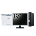 Pachet Calculator Second Hand DELL OptiPlex 7060 Mini PC, Intel Core i3-8100T 3.10GHz, 8GB DDR4, 256GB SSD + Monitor 19 Inch + Imprimanta Brother HL-L6300DW