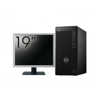 Pachet Calculator Second Hand DELL OptiPlex 3080 Tower, Intel Core i5-10500 3.10 - 4.50GHz, 8GB DDR4, 256GB SSD + Monitor 19 Inch