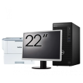 Pachet Calculator Second Hand DELL OptiPlex 3080 Tower, Intel Core i5-10500 3.10 - 4.50GHz, 8GB DDR4, 256GB SSD + Monitor 22 Inch + Imprimanta Brother HL-L6300DW