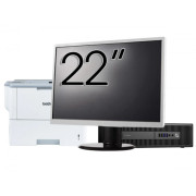 Pachet Calculator Second Hand HP Prodesk 600 G2 SFF, Intel Core i5-6500 3.20GHz, 8GB DDR4, 256GB SSD + Monitor 22" & Imprimanta Brother HL-L6300DW