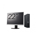 Pachet Calculator Second Hand DELL OptiPlex 3070 Mini, Intel Core i3-9100T 3.10 - 3.70GHz, 8GB DDR4, 256GB SSD + Monitor 22 Inch