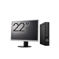 Pachet Calculator Second Hand DELL OptiPlex 3080 MiniPC, Intel Core i5-10500 3.10 - 4.50GHz, 8GB DDR4, 256GB SSD + Monitor 22 Inch