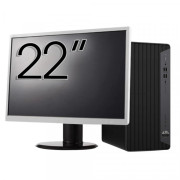 Pachet Calculator Second Hand HP EliteDesk 800 G6 Tower, Intel Core i5-10400F 2.90 - 4.30GHz, 16GB DDR4, Placa Video AMD Radeon R7 430 2GB, 256GB SSD + Monitor 22"