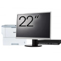 Pachet Calculator Second Hand HP EliteDesk 800 G6 Mini PC, Intel Core i5-10500T 2.30 - 3.80GHz, 8GB DDR4, 256GB SSD + Monitor 22" & Imprimanta Brother HL-L6300DW