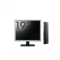 Pachet Calculator Second Hand DELL OptiPlex 3090 Mini UFF, Intel Core i5-1145G7 2.60 - 4.40GHz, 8GB DDR4, 256GB SSD, Intel Iris Xe Graphics + Monitor 19 Inch