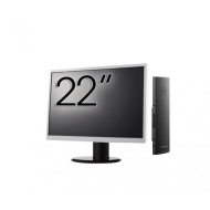 Pachet Calculator Second Hand DELL OptiPlex 3090 Mini UFF, Intel Core i5-1145G7 2.60 - 4.40GHz, 8GB DDR4, 256GB SSD, Intel Iris Xe Graphics + Monitor 22 Inch