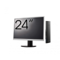 Pachet Calculator Second Hand DELL OptiPlex 3090 Mini UFF, Intel Core i5-1145G7 2.60 - 4.40GHz, 8GB DDR4, 256GB SSD, Intel Iris Xe Graphics + Monitor 24 Inch