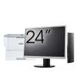 Pachet Calculator Second Hand DELL OptiPlex 3090 Mini UFF, Intel Core i5-1145G7 2.60 - 4.40GHz, 8GB DDR4, 256GB SSD, Intel Iris Xe Graphics + Monitor 24 Inch + Imprimanta Brother HL-L6300DW