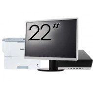 Pachet Calculator Second Hand HP EliteDesk 800 G5 SFF, Intel Core i5-9500 3.00 - 4.40GHz, 16GB DDR4, 512GB SSD + Monitor 22" & Imprimanta Brother HL-L6300DW