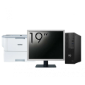 Pachet Calculator Second Hand DELL OptiPlex 3080 SFF, Intel Core i3-10105 3.70 - 4.40GHz, 8GB DDR4, 256GB SSD + Monitor 19 Inch + Imprimanta Brother HL-L6300DW