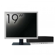 Pachet Calculator Second Hand HP ProDesk 800 G4 SFF, Intel Core i5-8500 3.00 - 4.10GHz, 8GB DDR4, 256GB SSD + Monitor 19"