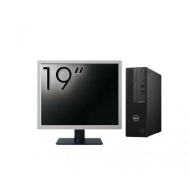 Pachet Calculator Second Hand DELL OptiPlex 3080 SFF, Intel Core i5-10500 3.10 - 4.50GHz, 8GB DDR4, 256GB SSD + Monitor 19 Inch