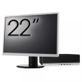 Pachet Calculator Second Hand HP ProDesk 800 G4 SFF, Intel Core i5-8500 3.00 - 4.10GHz, 8GB DDR4, 256GB SSD + Monitor 22"
