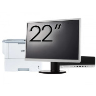Pachet Calculator Second Hand HP ProDesk 800 G4 SFF, Intel Core i5-8500 3.00 - 4.10GHz, 8GB DDR4, 256GB SSD + Monitor 22" & Imprimanta Brother HL-L6300DW