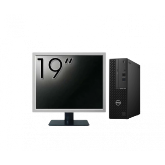Pachet Calculator Second Hand DELL OptiPlex 3080 SFF, Intel Core i5-10500 3.10 - 4.50GHz, 16GB DDR4, 512GB SSD + Monitor 19 Inch