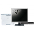 Pachet Calculator Second Hand HP EliteDesk 800 G3 Mini PC, Intel Core i5-6500T 2.50GHz, 16GB DDR4, 512GB SSD + Monitor 19" & Imprimanta Brother HL-L6300DW