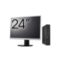 Pachet Calculator Second Hand DELL OptiPlex 9020 Mini PC, Intel Core i5-4590T 2.00GHz, 8GB DDR3, 128GB SSD + Monitor 24 Inch