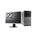 Pachet Calculator Second Hand DELL Optiplex 9020 Tower, Intel Core i5-4570 3.20GHz, 8GB DDR3, 240GB SSD + Monitor 22"