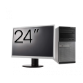 Pachet Calculator Second Hand DELL Optiplex 9020 Tower, Intel Core i5-4570 3.20GHz, 8GB DDR3, 240GB SSD + Monitor 24"
