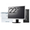 Pachet Calculator Second Hand HP 800 G2 Tower, Intel Core i5-6500 3.20GHz, 16GB DDR4, 512GB SSD + Monitor 22" & Imprimanta Brother HL-L6300DW