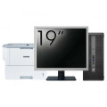 Pachet Calculator Second Hand HP 800 G2 Tower, Intel Core i5-6500 3.20GHz, 16GB DDR4, 512GB SSD + Monitor 19" & Imprimanta Brother HL-L6300DW