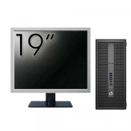 Pachet Calculator Second Hand HP 800 G2 Tower, Intel Core i5-6500 3.20GHz, 16GB DDR4, 256GB SSD + Monitor 19"