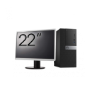 Pachet Calculator Second Hand DELL Optiplex 3040 Tower, Intel Core i3-6100 3.70GHz, 4GB DDR3, 500GB HDD + Monitor 22"