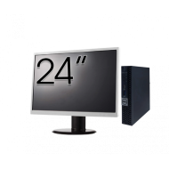 Calculator Second Hand DELL OptiPlex 5070 Mini, Intel Pentium Gold G5600T 3.30GHz, 8GB DDR4, 256GB SSD + Monitor 24"