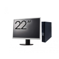 Calculator Second Hand DELL OptiPlex 5070 Mini, Intel Core i3-8100T 3.10GHz, 8GB DDR4, 128GB SSD + Monitor 22"