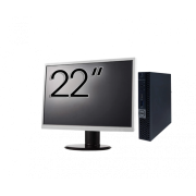 Calculator Second Hand DELL OptiPlex 5070 Mini, Intel Core i3-8100T 3.10GHz, 8GB DDR4, 128GB SSD + Monitor 22"