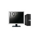 Pachet Calculator Second Hand DELL OptiPlex 7040 SFF, Intel Core i3-6100 3.70GHz, 8GB DDR4, 256GB SSD + Monitor 19"
